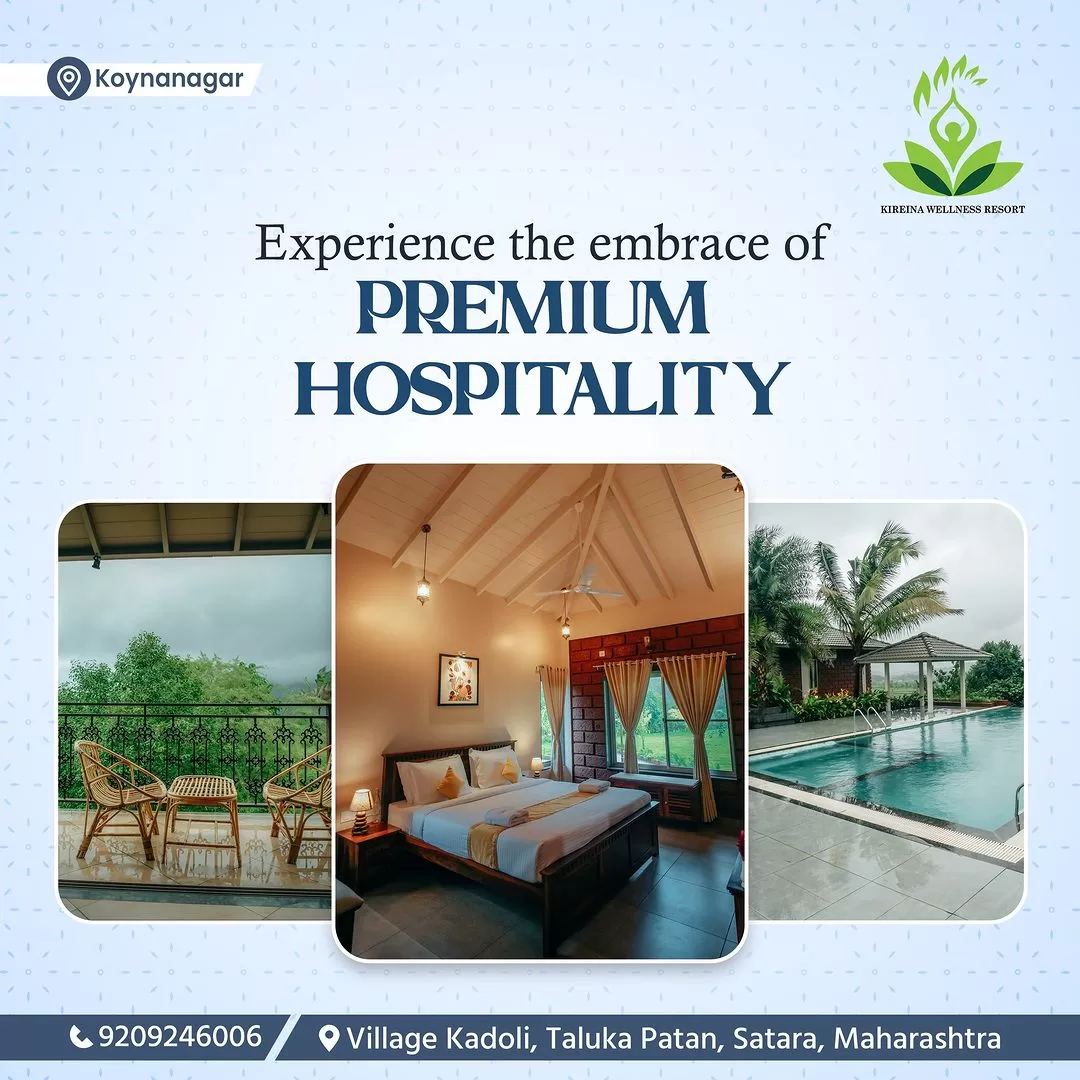 Experience the embrace of premium hospitality at kireina wellness resort kadoli, patan.